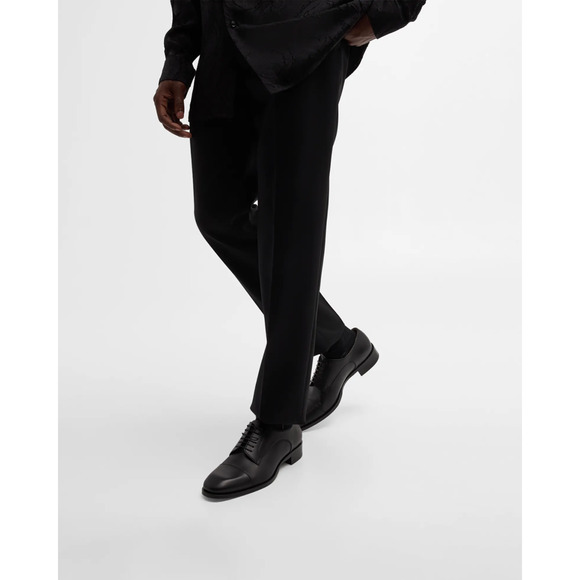 Christian Louboutin Cortomale Flat Black Leather Dress Oxford Derby Loafer 42 9 main image 8